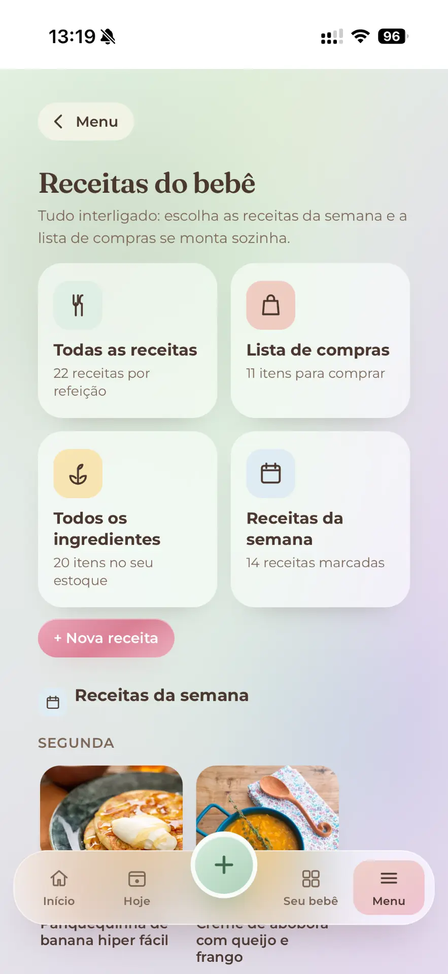 Introdução alimentar e receitas